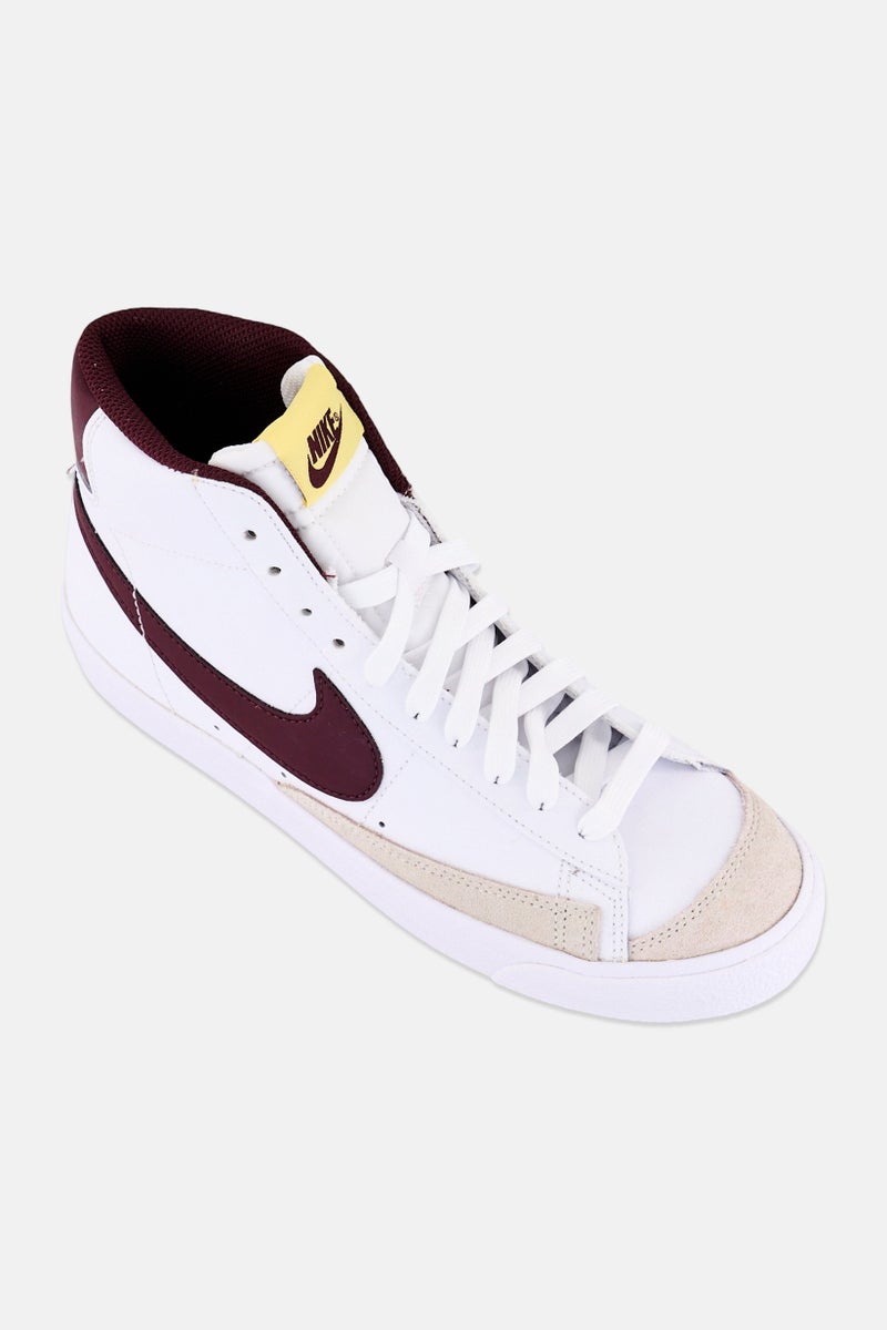 Nike Kids Boy Nike Blazer Mid 77 Lace Up Outdoor Shoes, White - Image 1